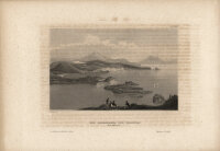 Carl Reiss - Solfiterra und Puzzuoli - Stahlstich - um 1850
