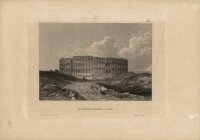 Unbekannt - Amphitheater bei Pula - Stahlstich - um 1850