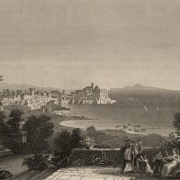 Carl Reiss - Puzzuolo - Stahlstich - um 1850
