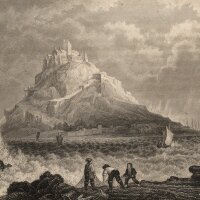 Carl Reiss - St. Michael Mount of Cornwall - Stahlstich -...