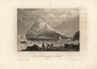 Carl Reiss - St. Michael Mount of Cornwall - Stahlstich -...