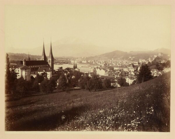 Giorgio Sommer - Luzern, Schweiz - o.J. - Fotografie Albuminabzug