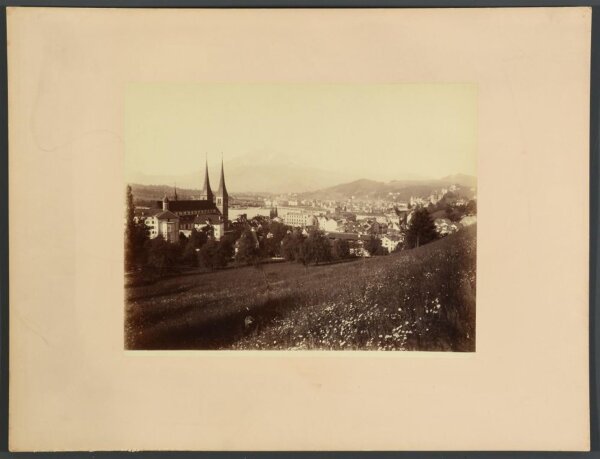 Giorgio Sommer - Luzern, Schweiz - o.J. - Fotografie Albuminabzug
