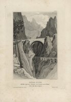 Johann Georg Martini - Brücke St. Loius - Stahlstich...