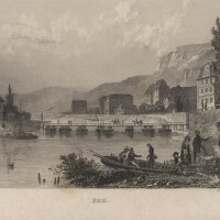 Kunst-Verlag - Ems - Stahlstich - um 1850