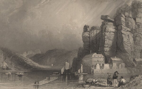 Albert Henry Payne - Hirmskretschen - Stahlstich - um 1840