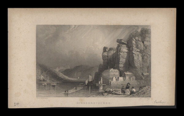 Albert Henry Payne - Hirmskretschen - Stahlstich - um 1840