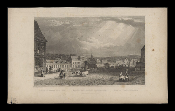 William Tombleson - Baths Langen-Schwalbach - Stahlstich - um 1830