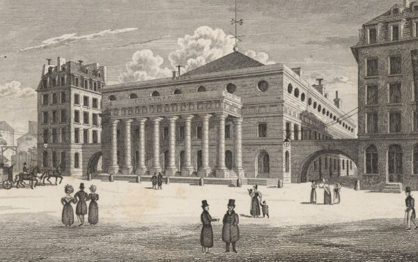 unbekannt - Das Odeon - Stahlstich - um 1840