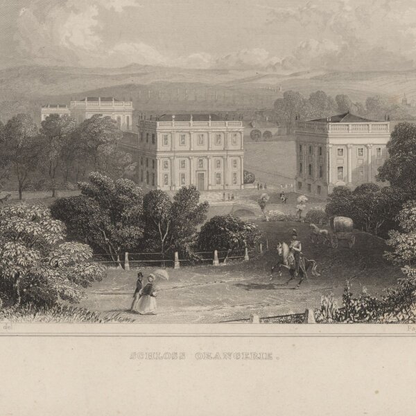 Albert Henry Payne - Schloss Orangerie - Stahlstich - um 1850