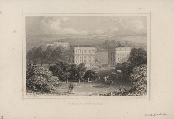 Albert Henry Payne - Schloss Orangerie - Stahlstich - um 1850