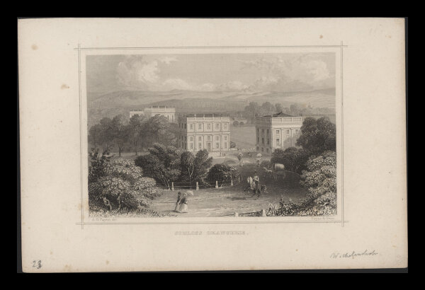 Albert Henry Payne - Schloss Orangerie - Stahlstich - um 1850