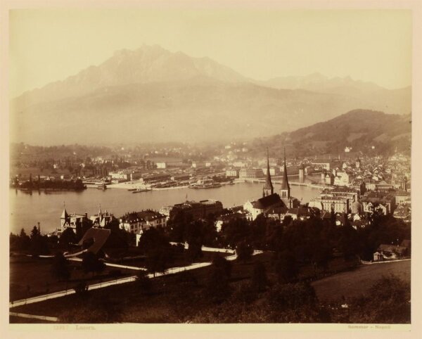 Giorgio Sommer - Luzern, Schweiz - o.J. - Albuminabzug