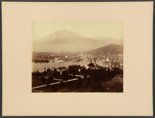 Giorgio Sommer - Luzern, Schweiz - o.J. - Albuminabzug