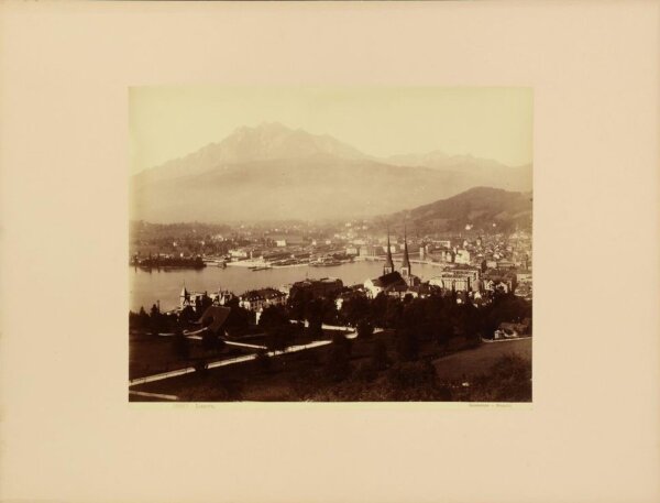 Giorgio Sommer - Luzern, Schweiz - o.J. - Albuminabzug