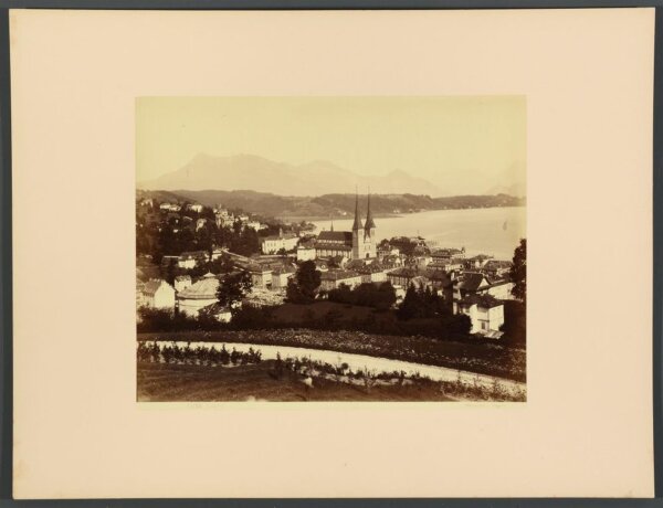 Giorgio Sommer - Luzern, Schweiz - o.J. - Albuminabzug