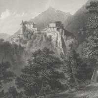 Franz Hablitschek - Schloss Tyrol bei Meran (Tyrol) -...