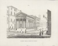 Unbekannt - Tempio della Fortuna Virile - Kupferstich -...