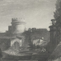 Unbekannt - Grabmal der Caecilia Metella in Rom -...