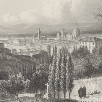 Albert Henry Payne - Florenz - Stahlstich - 1....
