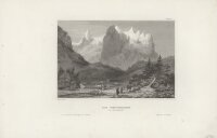 Unbekannt - Das Wetterhorn in der Schweiz - Stahlstich -...