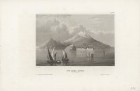 Unbekannt - Die Insel Ischia bei Neapel - Stahlstich - 1....