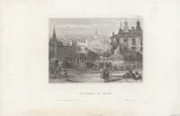 Unbekannt - Der Alcala in Madrid - Stahlstich - 1....