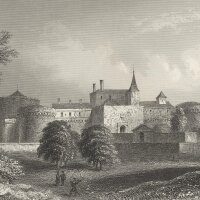 William French - Schloss Hamml - Stahlstich - Erste...