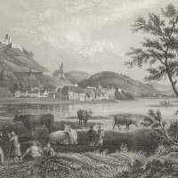 Unbekannt - Markt & Donau-Stauf - Stahlstich - Erste...