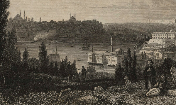 Unbekannt - Konstantinopel - Stahlstich - um 1850
