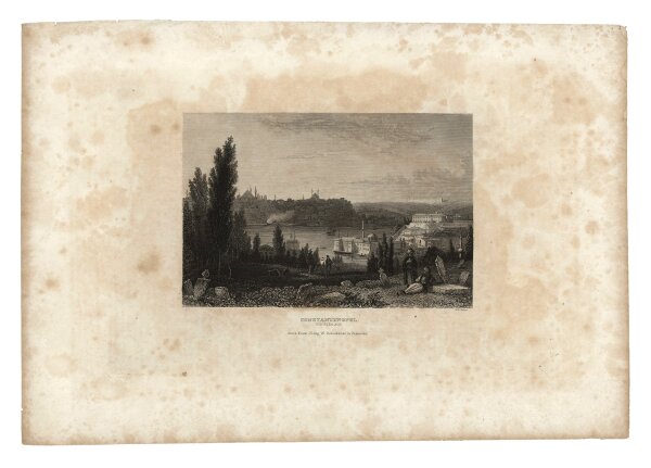 Unbekannt - Konstantinopel - Stahlstich - um 1850