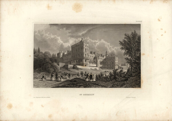 Unbekannt - St. Germain - Stahlstich - um 1850