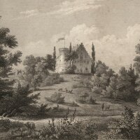 Unbekannt - Rosenau bei Coburg - Stahlstich - um 1850