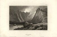 Johann Georg Martini - Llyn Idwal Wales - Stahlstich - um...