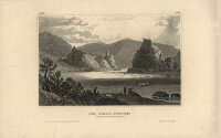 Unbekannt - Der Donau-Strudel - Stahlstich - um 1850
