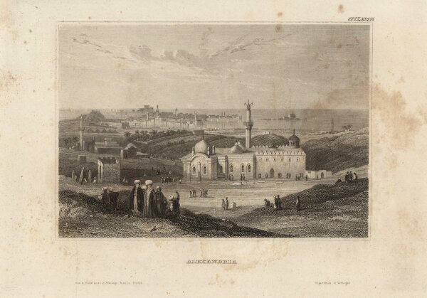 Unbekannt - Alexandria - Stahlstich - um 1850