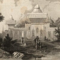Unbekannt - Mausoleum Mahomed Chans - Stahlstich - um 1850