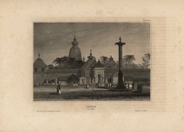 Unbekannt - Orissa Indien - Stahlstich - um 1850