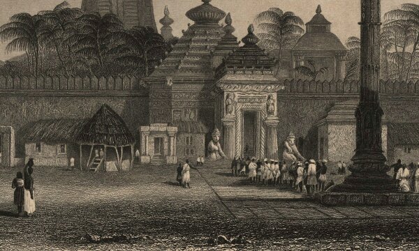 Unbekannt - Orissa Indien - Stahlstich - um 1850