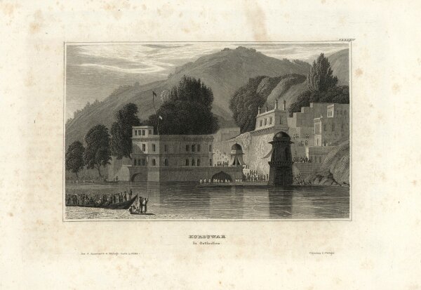Unbekannt - Hurduwar Ostindien - Stahlstich - um 1850