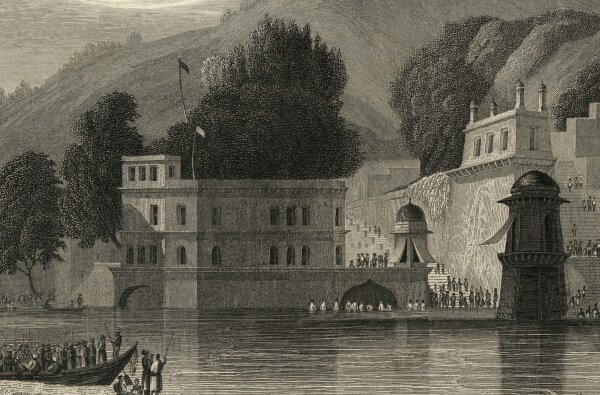 Unbekannt - Hurduwar Ostindien - Stahlstich - um 1850