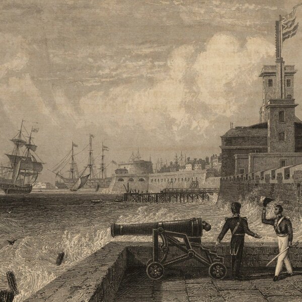 Unbekannt - Portsmouth - Stahlstich - um 1850