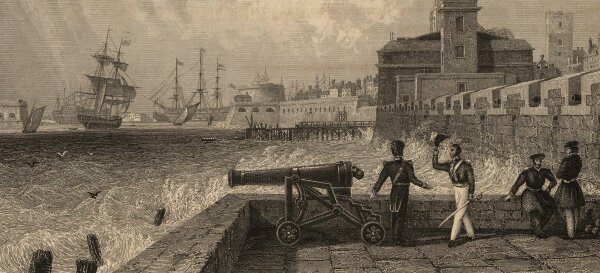 Unbekannt - Portsmouth - Stahlstich - um 1850