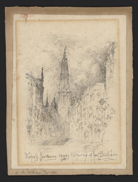 Unbekannter Künstler - Straßburg - Tuschezeichnung - um 1900