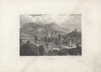 Ernst Friedrich Grünewald - Bingen - Stahlstich - 1....