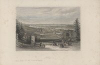 William French - Pillnitz - Kolorierter Stahlstich - 1....