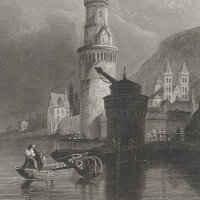 Unbekannt - Andernach am Rhein - Stahlstich - 1....