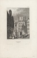 Unbekannt - Hildesheim (Der Markt) - Stahlstich - 1....