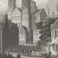 Unbekannt - Worms - Der Dom - Stahlstich - 1. Hälfte...