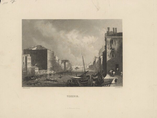 Albert Henry Payne - Venedig - Stahlstich - Erste Hälfte 19. Jhd.